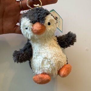 Jellycat Peanut Penguin Bag Charm BNWT!